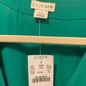 J Crew green shirt